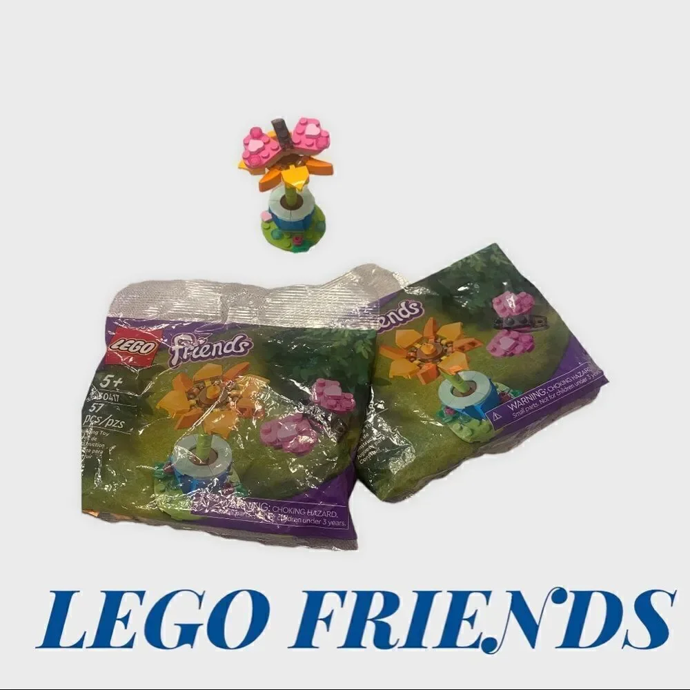 Lego flowers poly